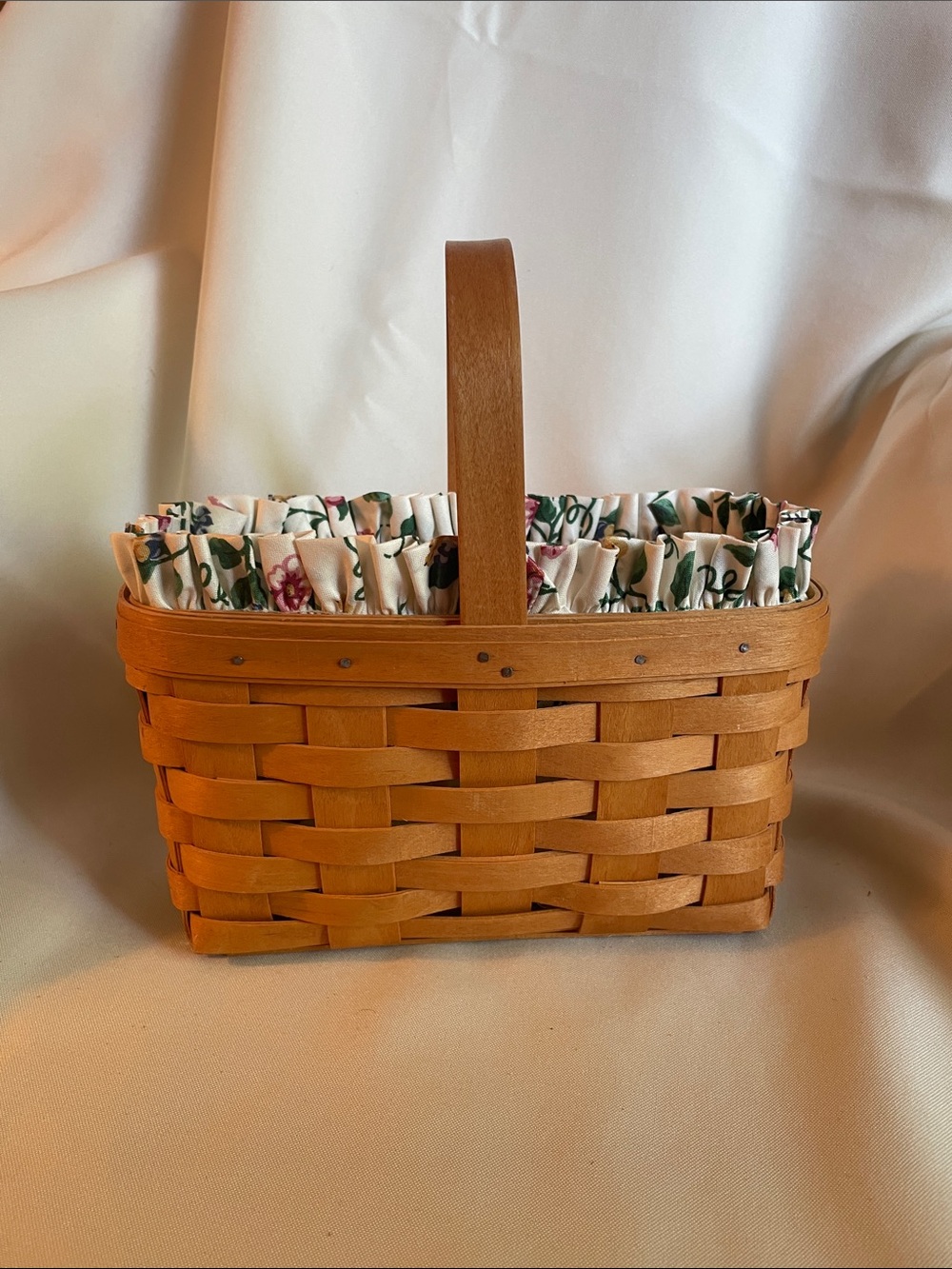 Longaberger candle basket with liner and protector